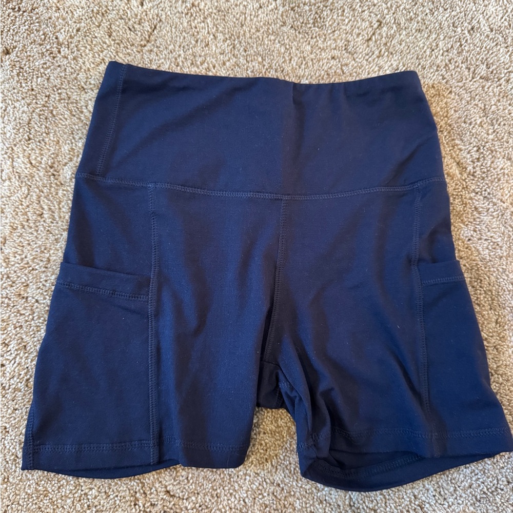 Women's Navy Blue Shorts